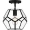 Quoizel Semi-Flush Mount Semi Flush 1 Light Matte Black QSF5593MBK - alternate 3